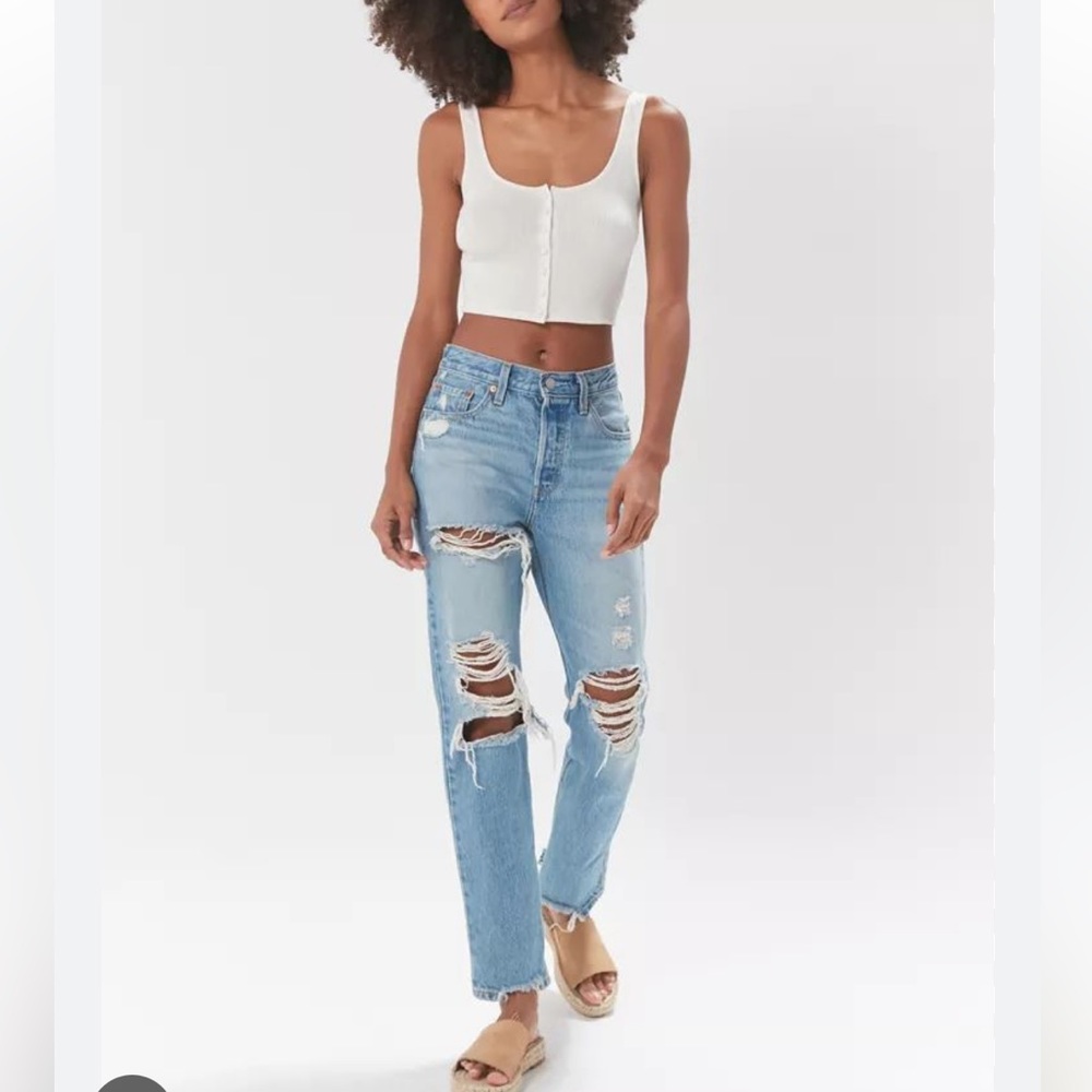 LEVI’S 501 Cropped Jean Luxor Street